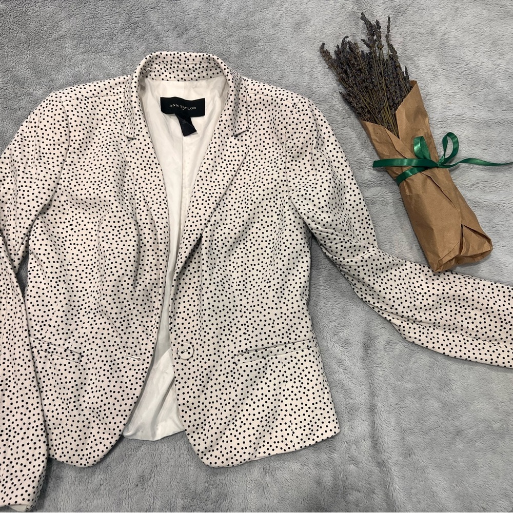 Polka Dot Blazer Jacket
